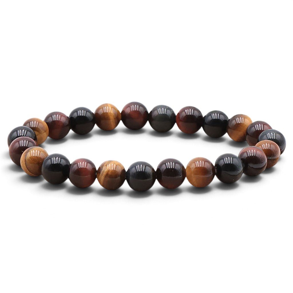 Bracelet oeil multiple Afrique du Sud AA (boules 7-8mm) - La Boite à Cailloux