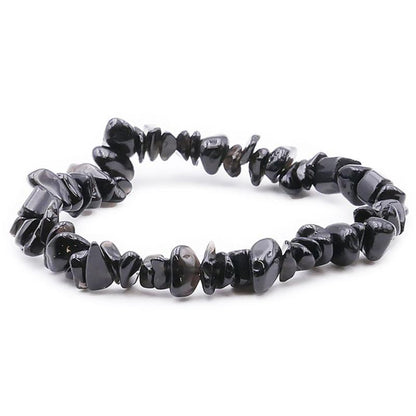 Bracelet onyx Brésil A (perles baroques) - La Boite à Cailloux