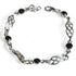 Bracelet onyx Brésil AA argent 925 - La Boite à Cailloux