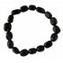 Bracelet onyx noir Brésil A (pierres roulées 10 - 12mm) - La Boite à Cailloux