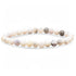 Bracelet opale dentrite Etats - Unis A (boules 5 - 6mm) - La Boite à Cailloux