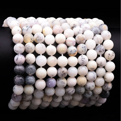 Bracelet opale dentrite Etats-Unis A (boules 7-8mm)