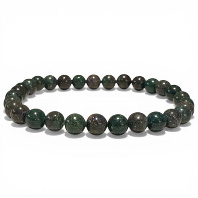 Bracelet opale noire Australie A+ (boules 5-6mm)