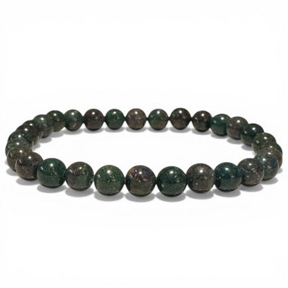 Bracelet opale noire Australie A+ (boules 5 - 6mm) - La Boite à Cailloux