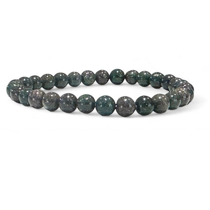 Bracelet opale noire Australie AB (boules 5 - 6mm) - La Boite à Cailloux
