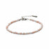 Bracelet opale rose perles facettées argent 925 - La Boite à Cailloux