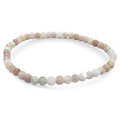 Pulsera ópalo rosa Perú A (bolas 3-4mm)