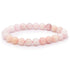 Bracelet opale rose Pérou A+ (boules 7 - 8mm) - La Boite à Cailloux