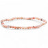 Bracelet opale rose Pérou A (perles facettées 3 - 4mm) - La Boite à Cailloux