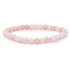 Bracelet opale rose Pérou AA (boules 5 - 6mm) - La Boite à Cailloux