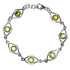 Bracelet péridot Inde AA argent 925 - La Boite à Cailloux
