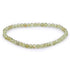 Bracelet péridot Inde A+(boules 3 - 4mm) - La Boite à Cailloux