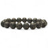 Bracelet pierre de lave Chine A (boules 10mm) - La Boite à Cailloux