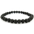 Bracelet pierre de lave Chine A (boules 5 - 6mm) - La Boite à Cailloux