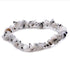 Bracelet pierre de lune arc en ciel Inde A (péritérite) perles baroques - La Boite à Cailloux