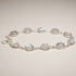Bracelet pierre de lune arc en ciel (péristérite) Inde AA argent 925 - La Boite à Cailloux
