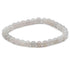 Bracelet pierre de lune beige Inde A (boules 5 - 6mm) - La Boite à Cailloux