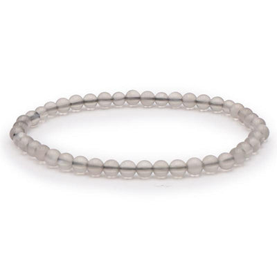 Gray moonstone bracelet India AA+ (3-4mm balls)