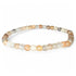 Bracelet pierre de lune multicolore Inde A (boules 3 - 4mm) - La Boite à Cailloux