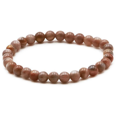 Black moonstone bracelet India AA (5-6mm beads)
