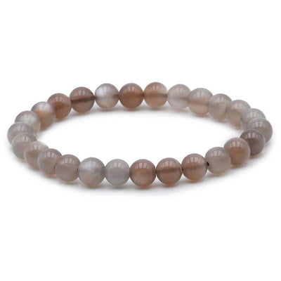 India AA shaded black moonstone bracelet (7-8mm balls)