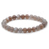 Bracelet pierre de lune noire nuancée Inde AA (boules 7 - 8mm) - La Boite à Cailloux