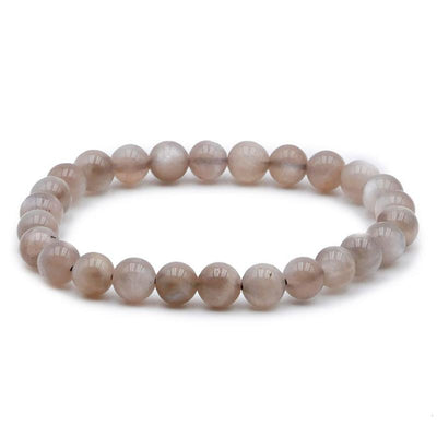 India AA shaded black moonstone bracelet (7-8mm balls)