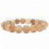 Bracelet pierre de soleil Inde A (boules 10mm) - La Boite à Cailloux