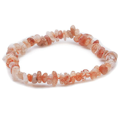 India A+ sunstone bracelet (baroque pearls)
