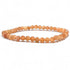 Bracelet pierre de soleil Inde A (perles facettées 3 - 4mm) - La Boite à Cailloux