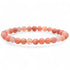 Bracelet pierre de soleil multicolore Inde AA (boules 5 - 6mm) - La Boite à Cailloux