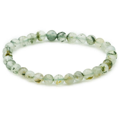 Mali A prehnite bracelet (5-6mm balls)