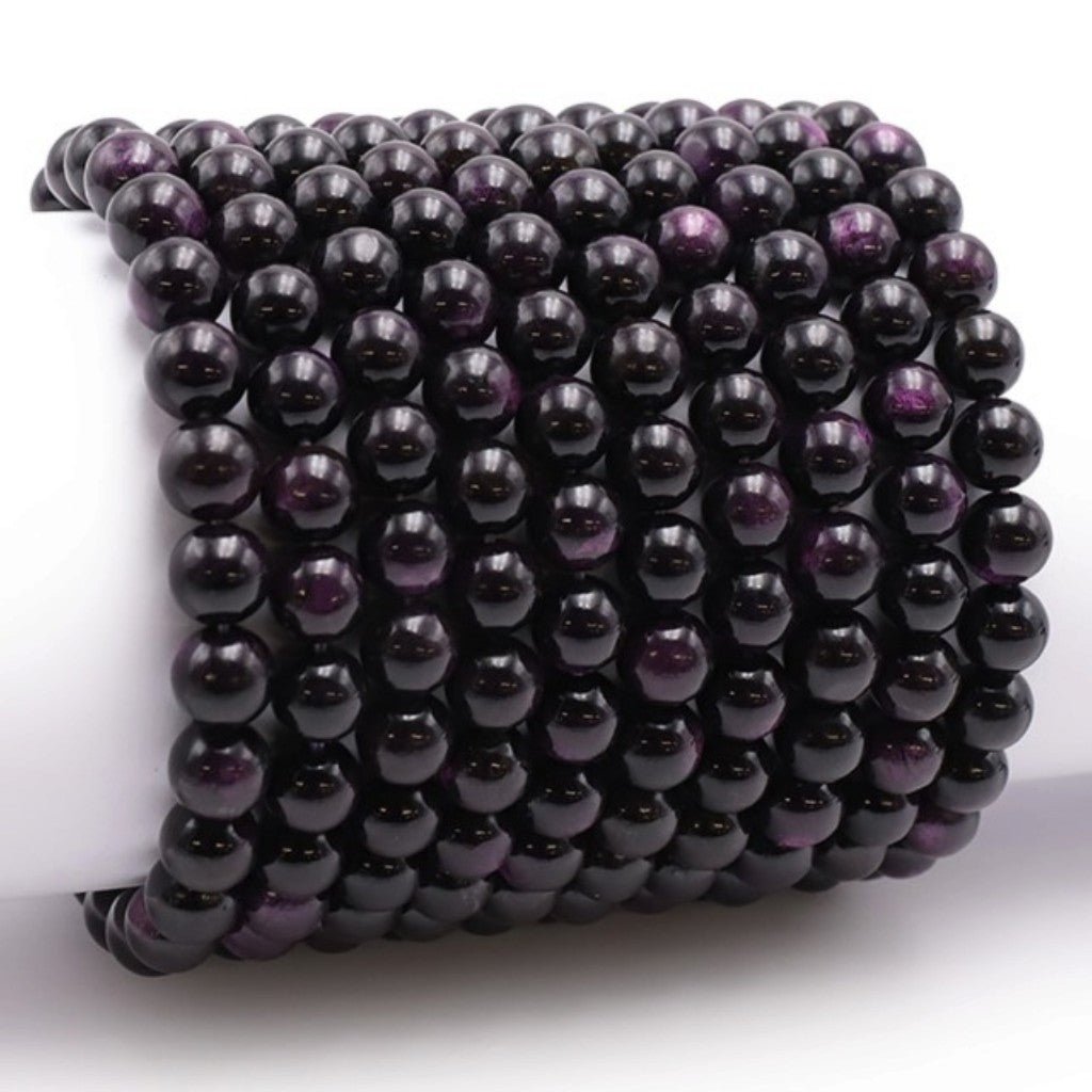 Bracelet purpurite Etats-Unis AAA+ (boules 8-9mm) - La Boite à Cailloux