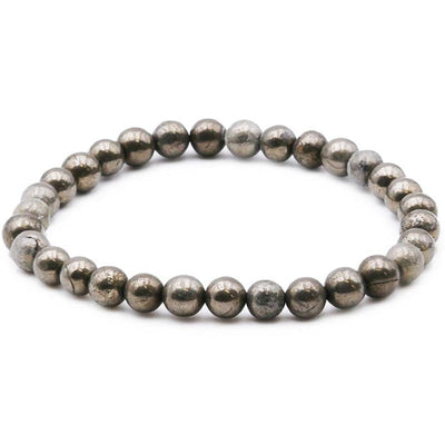 Perú Una pulsera de pirita (bolas de 5-6mm)