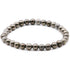 Bracelet pyrite Pérou A (boules 5 - 6mm) - La Boite à Cailloux