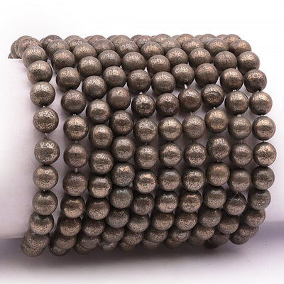 Pulsera Perú A pirita (bolas 7-8mm)