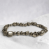 Bracelet Pyrite Pérou A (grains 5-7mm) - La Boite à Cailloux