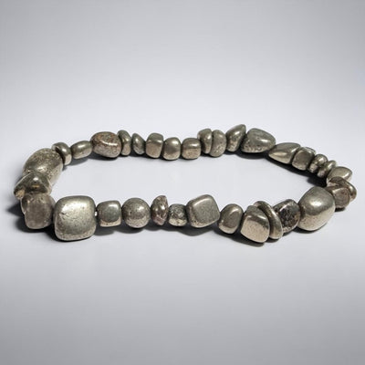 Bracelet Pyrite Pérou A (grains 5 à 7 mm)