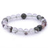 Bracelet quartz chlorite Brésil A (boule 10 - 11mm) - La Boite à Cailloux