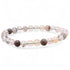 Bracelet quartz chlorite Brésil A (boule 5 - 6mm) - La Boite à Cailloux