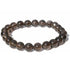 Bracelet quartz fumé Etats - Unis A (boules 10mm) - La Boite à Cailloux