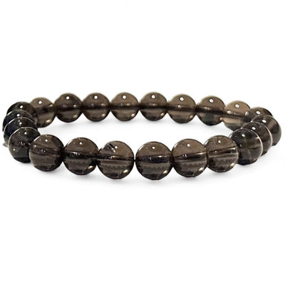 Pulsera de cuarzo ahumado Estados Unidos A (bolas de 7-8mm)