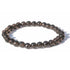 Bracelet quartz fumé facetté Etats - Unis A (boules 5 - 6mm) - La Boite à Cailloux