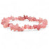 Bracelet quartz hématoide Brésil A (perles baroques) - La Boite à Cailloux