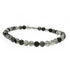 Bracelet quartz inclusions de tourmaline Brésil A (boules 3 - 4mm) - La Boite à Cailloux