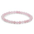 Bracelet quartz rose Brésil A (boules 5 - 6mm) - La Boite à Cailloux