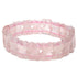 Bracelet quartz rose Brésil A (pierres taillées) - La Boite à Cailloux