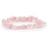 Bracelet quartz rose Brésil AA (perles baroques) - La Boite à Cailloux