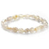 Bracelet quartz rutile Brésil A (grains 5 - 7mm) - La Boite à Cailloux