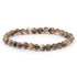 Bracelet quartz rutile hématite Brésil AAA (boules 6,5 - 7,5mm) - La Boite à Cailloux